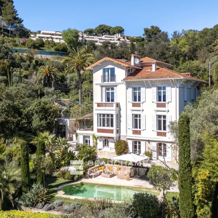 Belle Époque villa sea and esterel view – Cannes Heights
