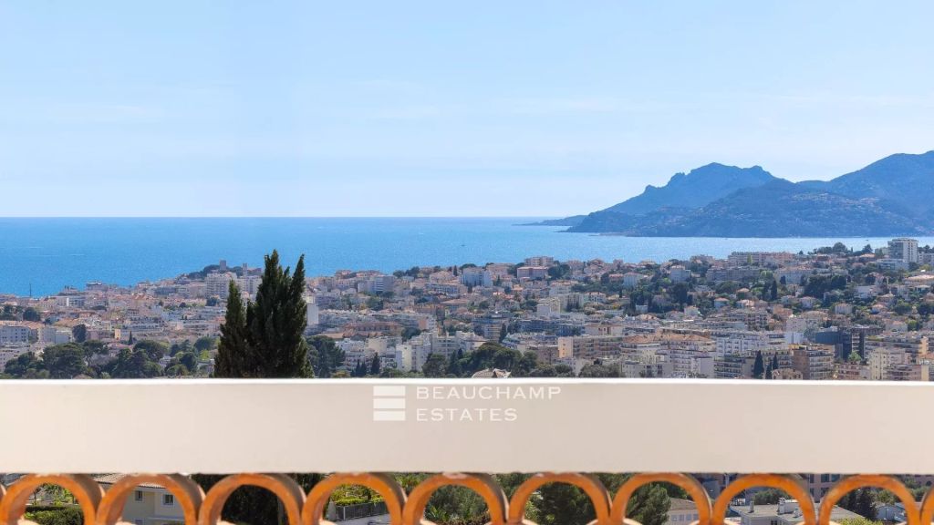 Belle Époque villa sea and esterel view – Cannes Heights