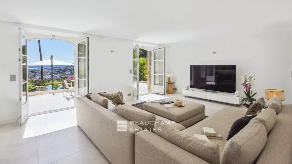 Belle Époque villa sea and esterel view – Cannes Heights