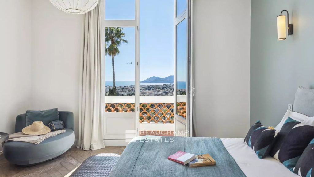Belle Époque villa sea and esterel view – Cannes Heights