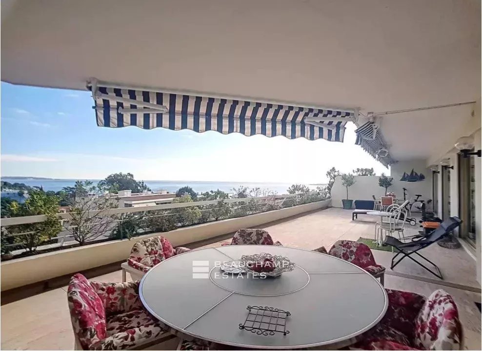CANNES BASSE CALIFORNIE PANORAMIC SEA VIEW VERY BIG TERRACES LAST FLOOR