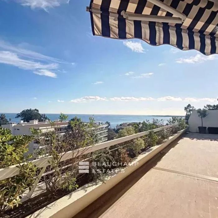 CANNES BASSE CALIFORNIE PANORAMIC SEA VIEW VERY BIG TERRACES LAST FLOOR