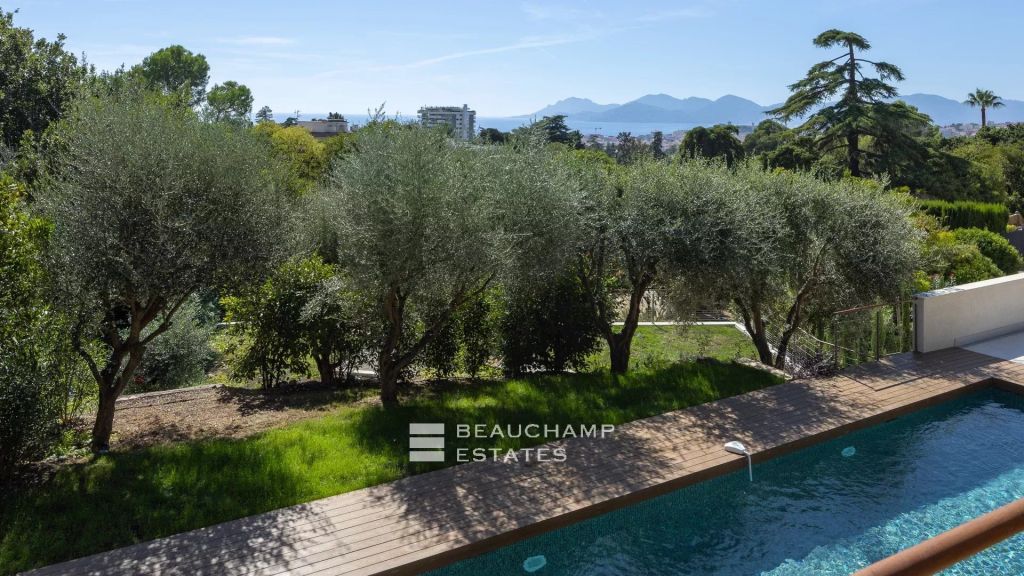Cannes Californie – contemporary villa with sea view