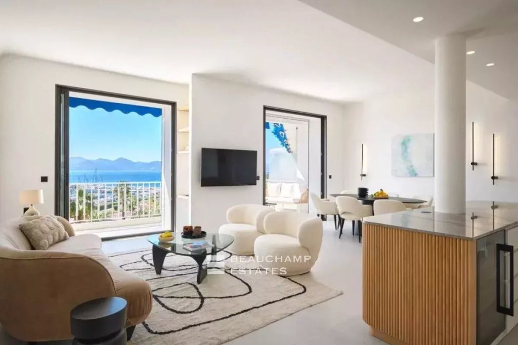 Cannes Croisette – flat with panoramic sea view