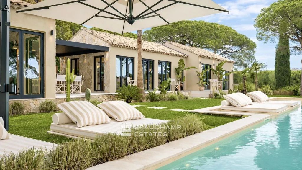 Charming luxury villa just steps from the Pampelonne beaches