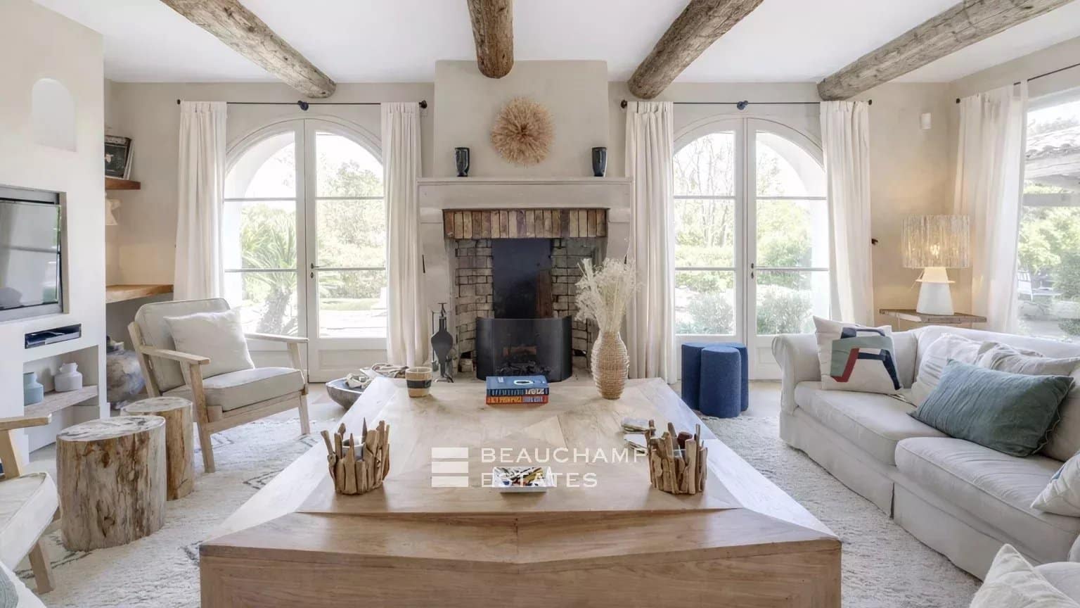 Chic neo-Provençal villa just steps from the centre of Saint-Tropez Chic neo-Provençal villa just steps from the centre of Saint-Tropez