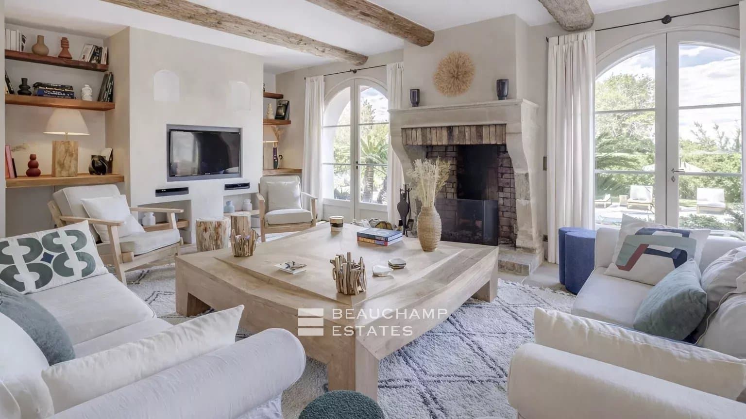 Chic neo-Provençal villa just steps from the centre of Saint-Tropez Chic neo-Provençal villa just steps from the centre of Saint-Tropez
