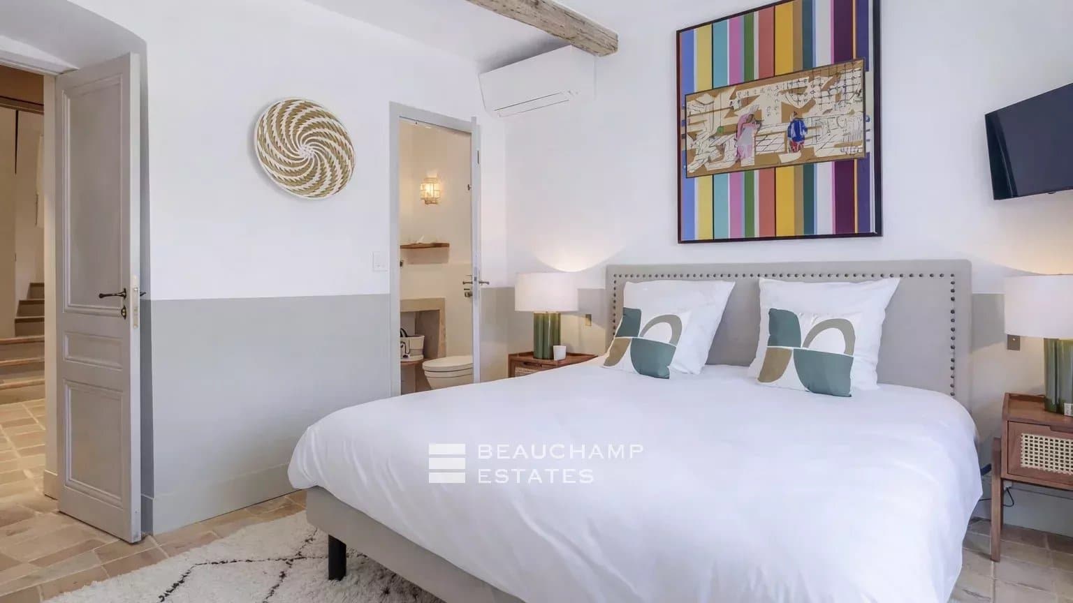 Chic neo-Provençal villa just steps from the centre of Saint-Tropez Chic neo-Provençal villa just steps from the centre of Saint-Tropez