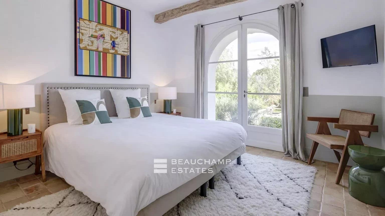 Chic neo-Provençal villa just steps from the centre of Saint-Tropez Chic neo-Provençal villa just steps from the centre of Saint-Tropez