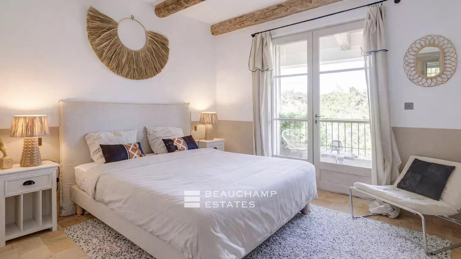 Chic neo-Provençal villa just steps from the centre of Saint-Tropez Chic neo-Provençal villa just steps from the centre of Saint-Tropez