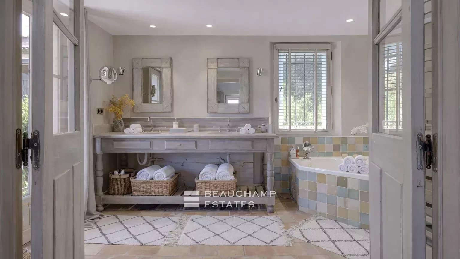 Chic neo-Provençal villa just steps from the centre of Saint-Tropez Chic neo-Provençal villa just steps from the centre of Saint-Tropez