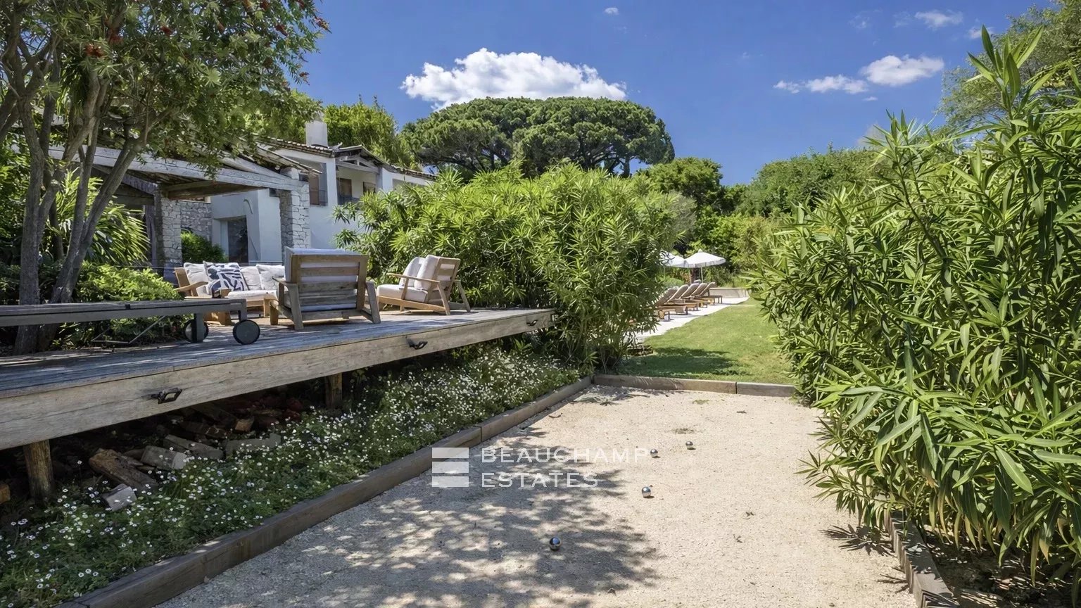 Chic neo-Provençal villa just steps from the centre of Saint-Tropez Chic neo-Provençal villa just steps from the centre of Saint-Tropez