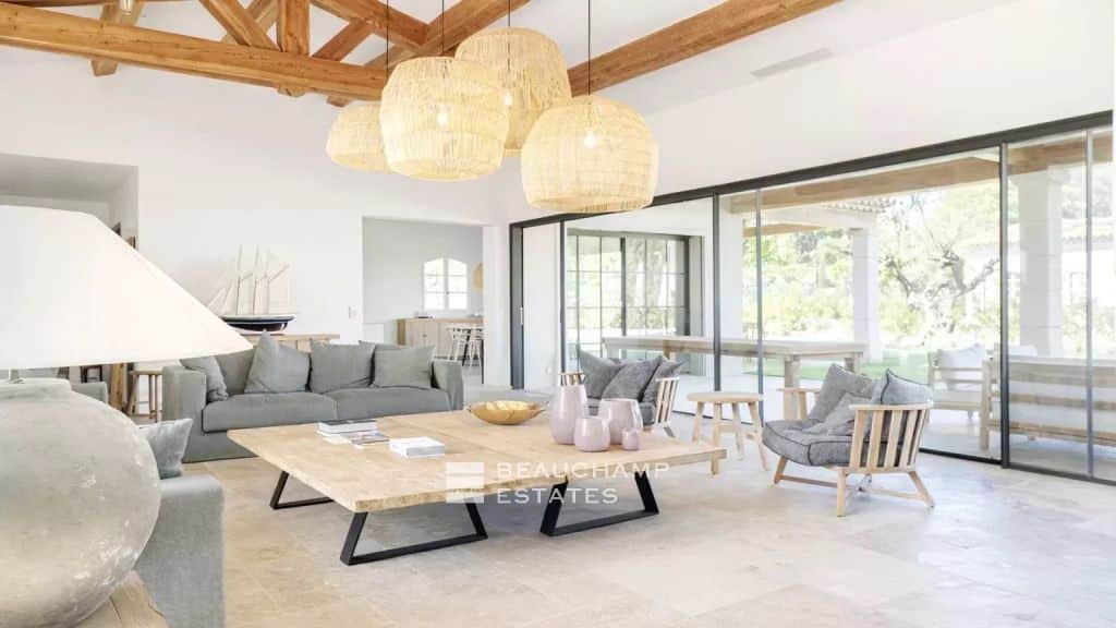 Chic new-build villa just steps from the center of Saint-Tropez and Canoubiers Beach