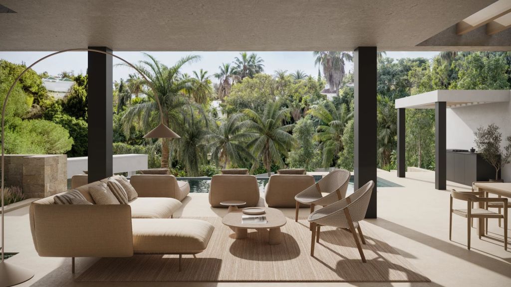 Contemporary Villa with South-Facing Views in New Development