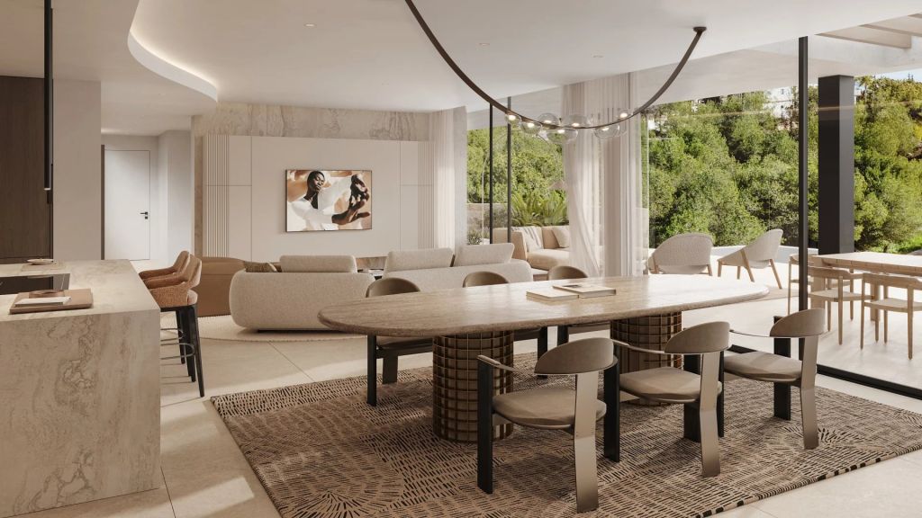 Contemporary Villa with South-Facing Views in New Development