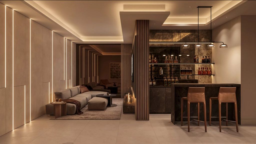 Contemporary Villa with South-Facing Views in New Development