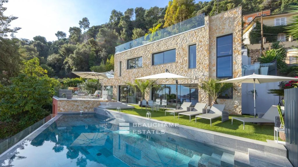 Contemporary 4-Bedroom Villa with Panoramic Sea View – Èze