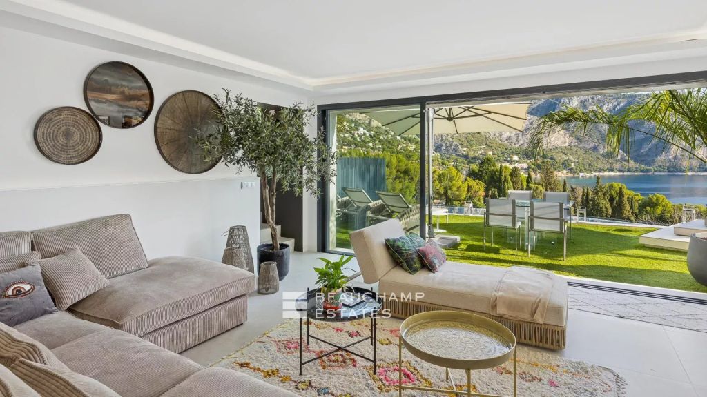 Contemporary 4-Bedroom Villa with Panoramic Sea View – Èze