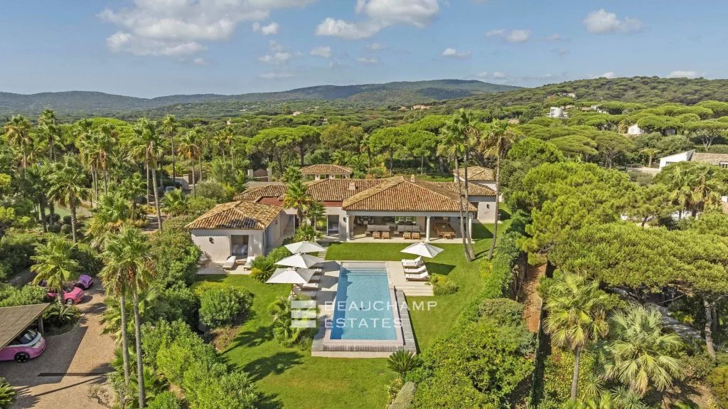 Luxury exceptional property with panoramic views over Pampelonne Beach