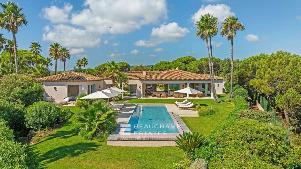 Luxury exceptional property with panoramic views over Pampelonne Beach