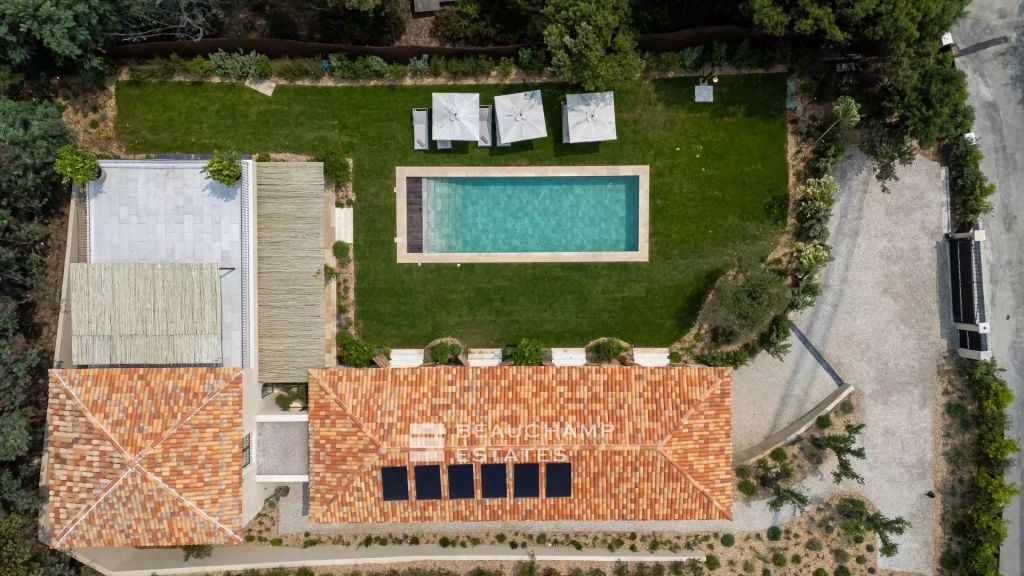Luxury new villa within walking distance of Club 55 and Pampelonne Beach.