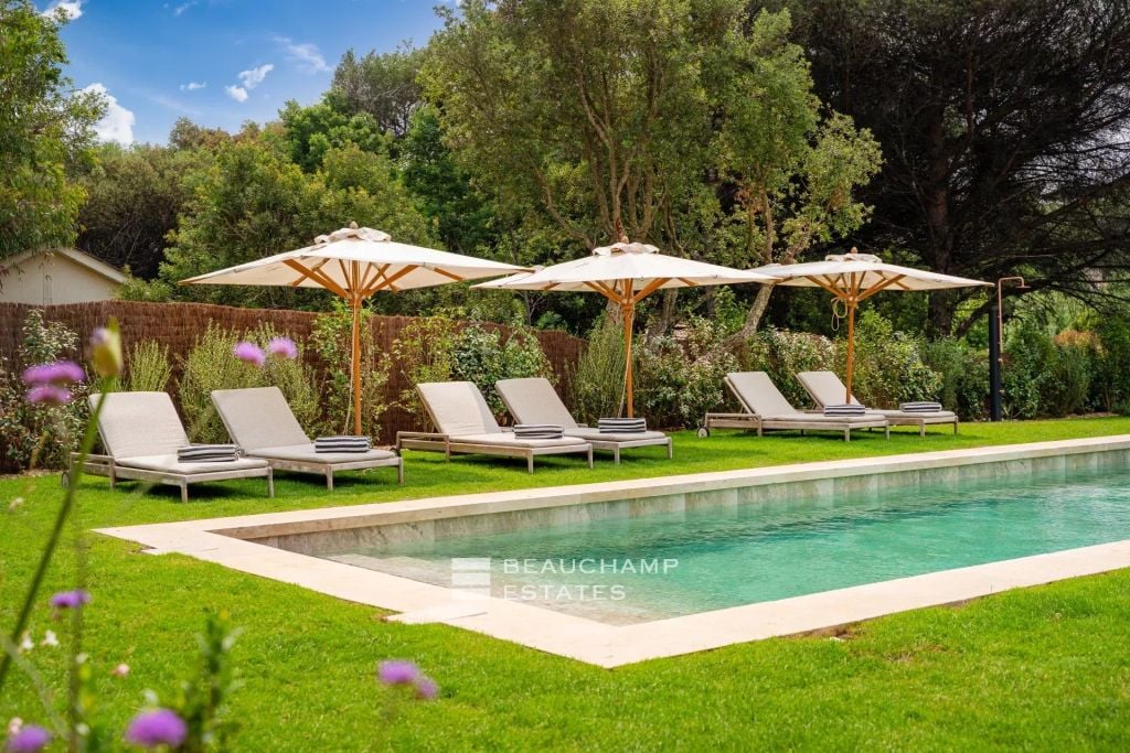 Luxury new villa within walking distance of Club 55 and Pampelonne Beach.