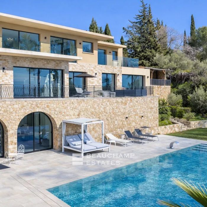 Villa contemporaine 5 chambres avec vue mer – Mougins