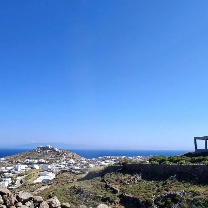 Mykonos FW | Plot with partially constructed building