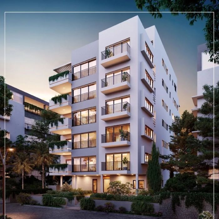 New apartment in the city center development