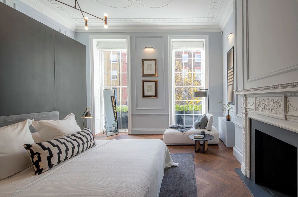 One-bedroom apartment of approximately 1,014 sq ft (94.2 sq m) in Marylebone with multiple Terraces