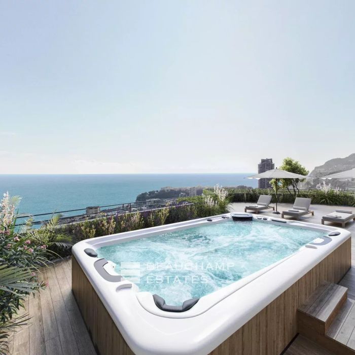 Penthouse vue mer Beausoleil en cours de réalisation