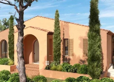 SAINT TROPEZ VILLA PROJECT IN THE CITY CENTER WITH LOVELY SEAVIEW
