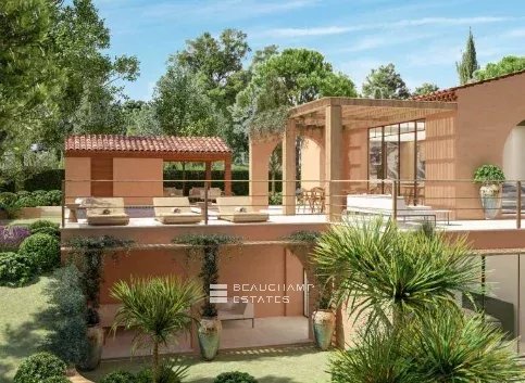 SAINT TROPEZ VILLA PROJECT IN THE CITY CENTER WITH LOVELY SEAVIEW