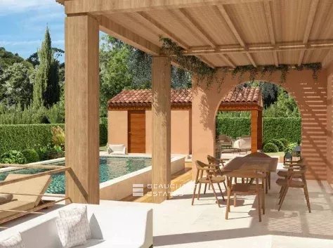 SAINT TROPEZ VILLA PROJECT IN THE CITY CENTER WITH LOVELY SEAVIEW