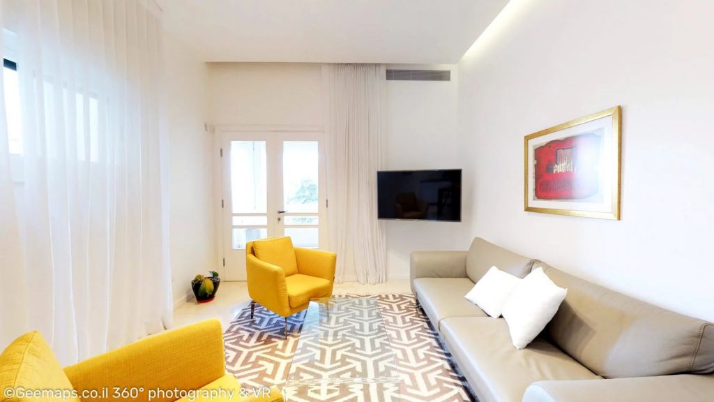 Sea-front apartment in restored Bauhaus building