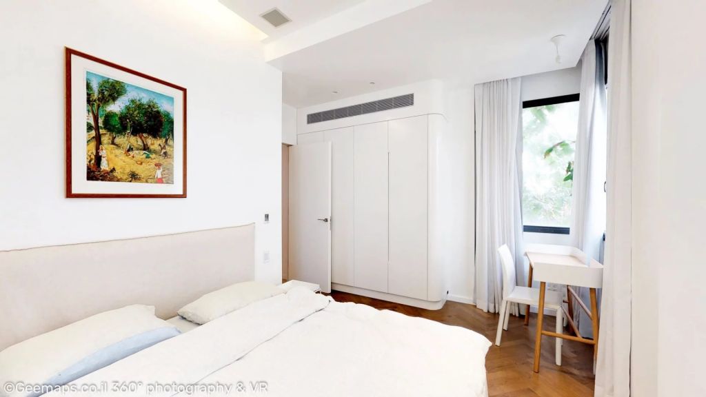 Sea-front apartment in restored Bauhaus building