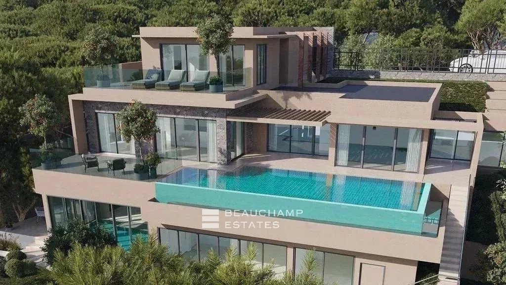 Sea View & Sunlight – Contemporary Villa Project, Théoule-sur-Mer, Cleared Permit, 372 m² on 3 Levels