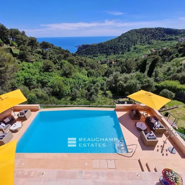Stately Modern Villa with Spectacular Sea View in Eze