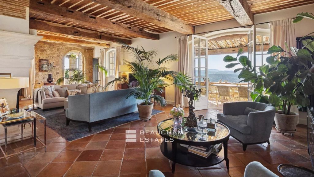 Stone bastide with sea view – Cabris