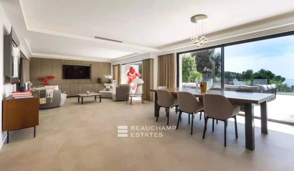 Stunning fully renovated property with sea view, grounds, pool, and tennis