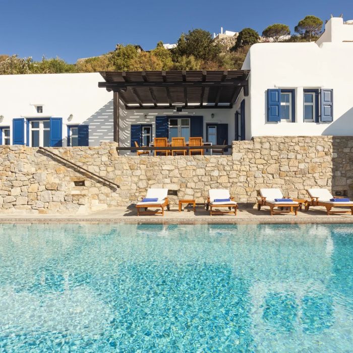 Villa Athena | A beautiful villa facing the Aegean sunset