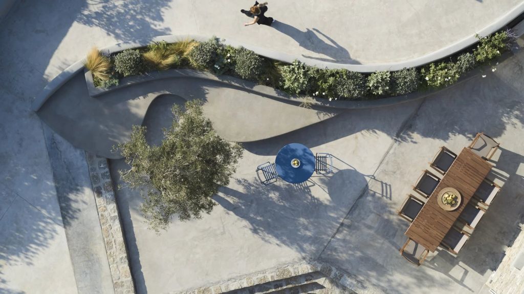 Villa Blue Waves | A big villa located near Kalo Livadi & Kalafatis beach