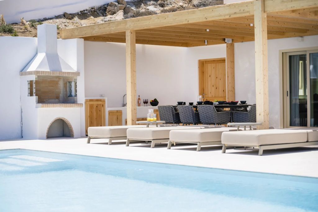 Villa Sense I | A newly built villa nestled atop the hill of Super Paradise