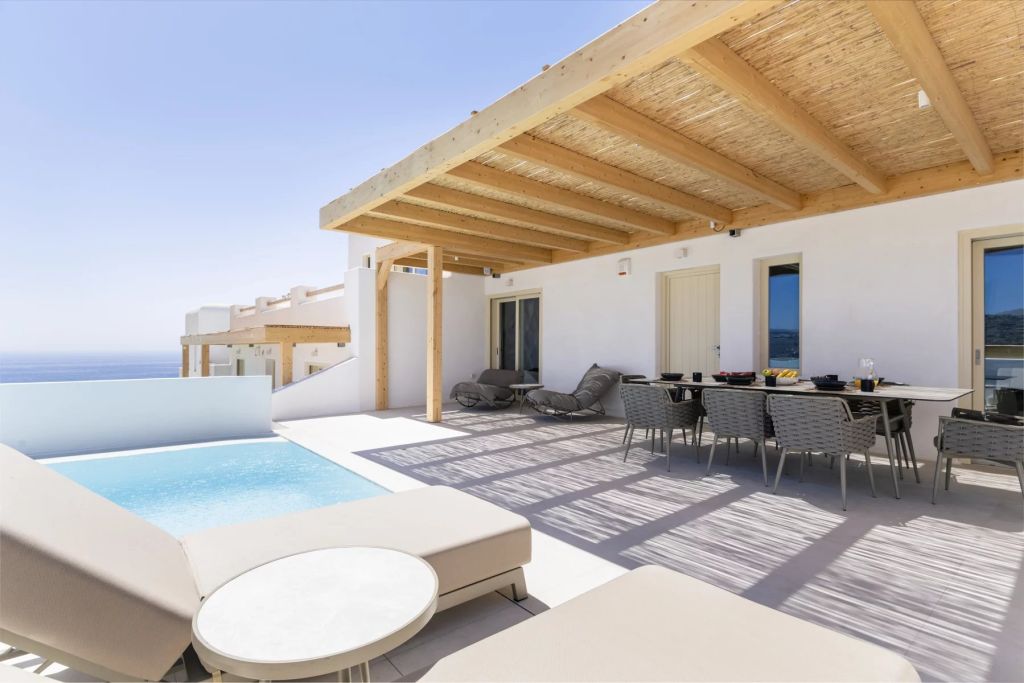 Villa Sense III | A newly built villa nestled atop the hill of Super Paradise