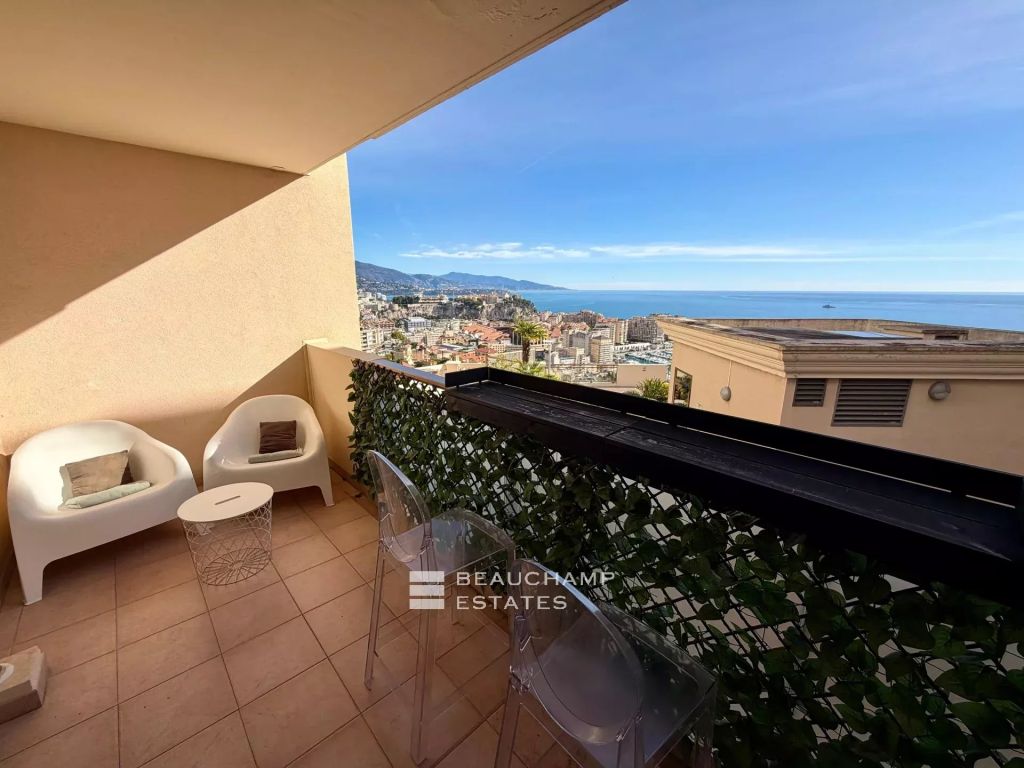 2-Bedroom Apartment with Panoramic Sea View – Cap d’Ail