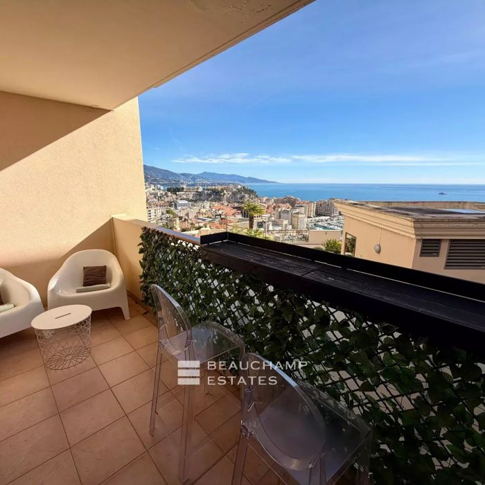 2-Bedroom Apartment with Panoramic Sea View – Cap d’Ail