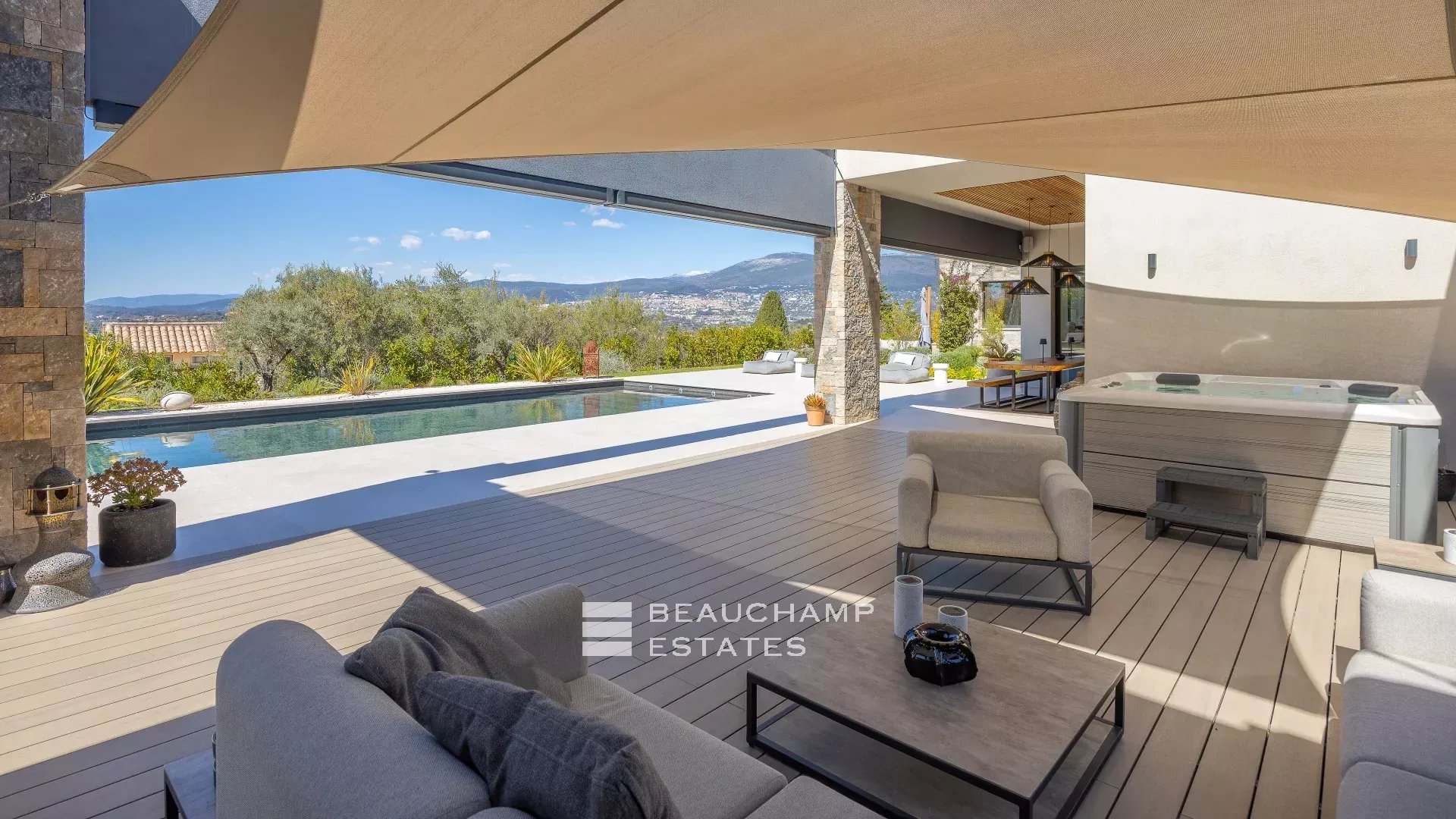 Contemporary 4-bedroom villa in Mouans-Sartoux with a pool Contemporary 4-bedroom villa in Mouans-Sartoux with a pool