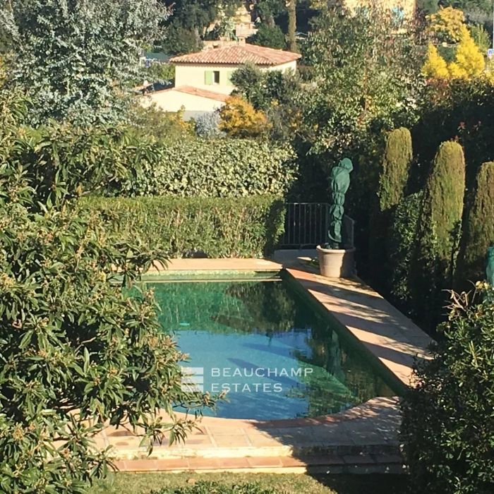 Villa 5 chambres néo-provençale avec vue mer – Mougins