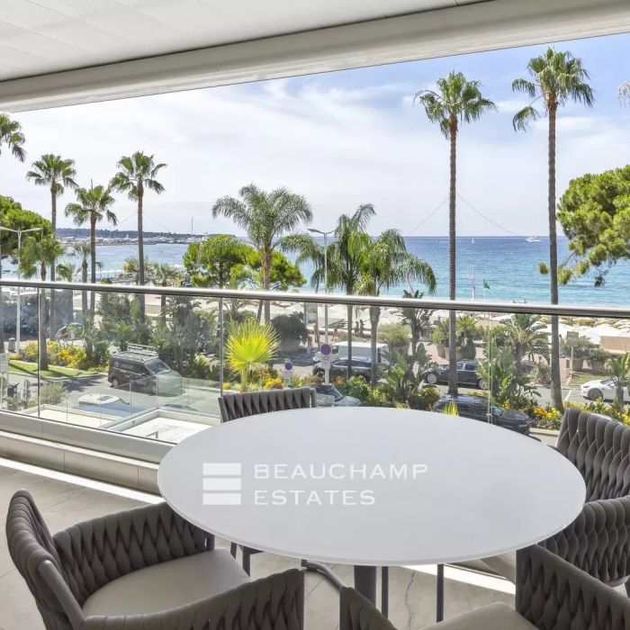 Appartement moderne avec vue mer panoramique – Croisette Cannes