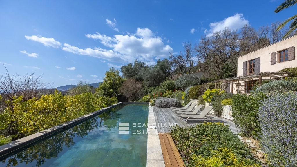 Neo-Provençal 5-Bedroom Villa with Sea View – Châteauneuf-Grasse
